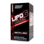 NT LIPO 6 BLACK UC 60 CAPS ROJO