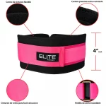 FITNESS STYLE  CINTO SOPORTE DELGADO ROSA EXTRA CHICO