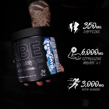 AN ABE ULTIMATE PRE-WORK 30 SERV BLUE RAZZ