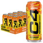 CEL C4 ENERGY CRB 16OZ 1 PZA  ORANGE STARBURST